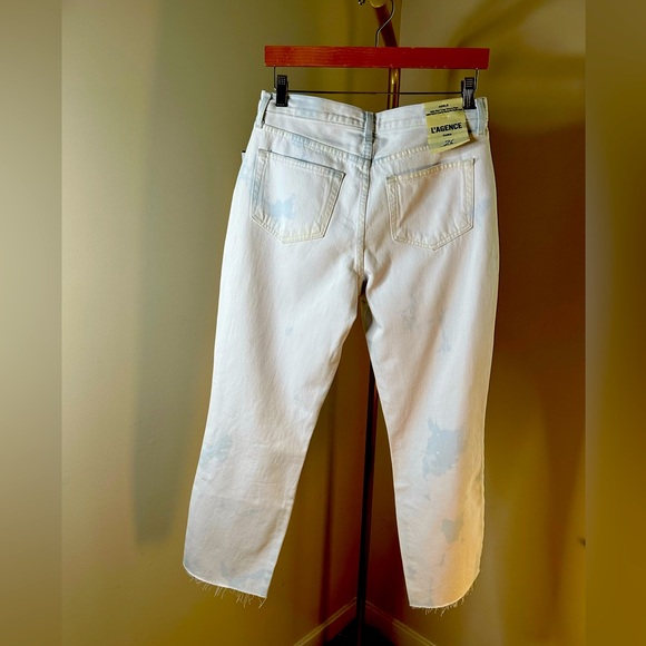 NWT L’ AGENCE Adele High Rise Crop Stovepipe - Picture 4 of 8